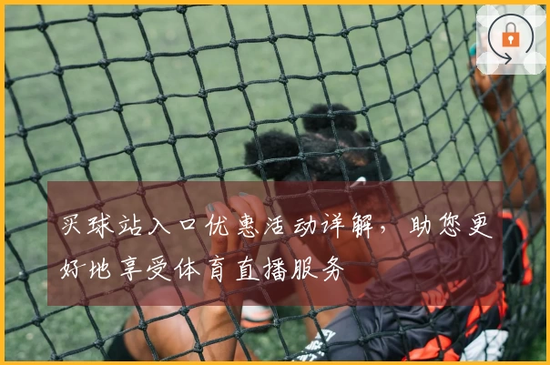 买球站入口优惠活动详解，助您更好地享受体育直播服务
